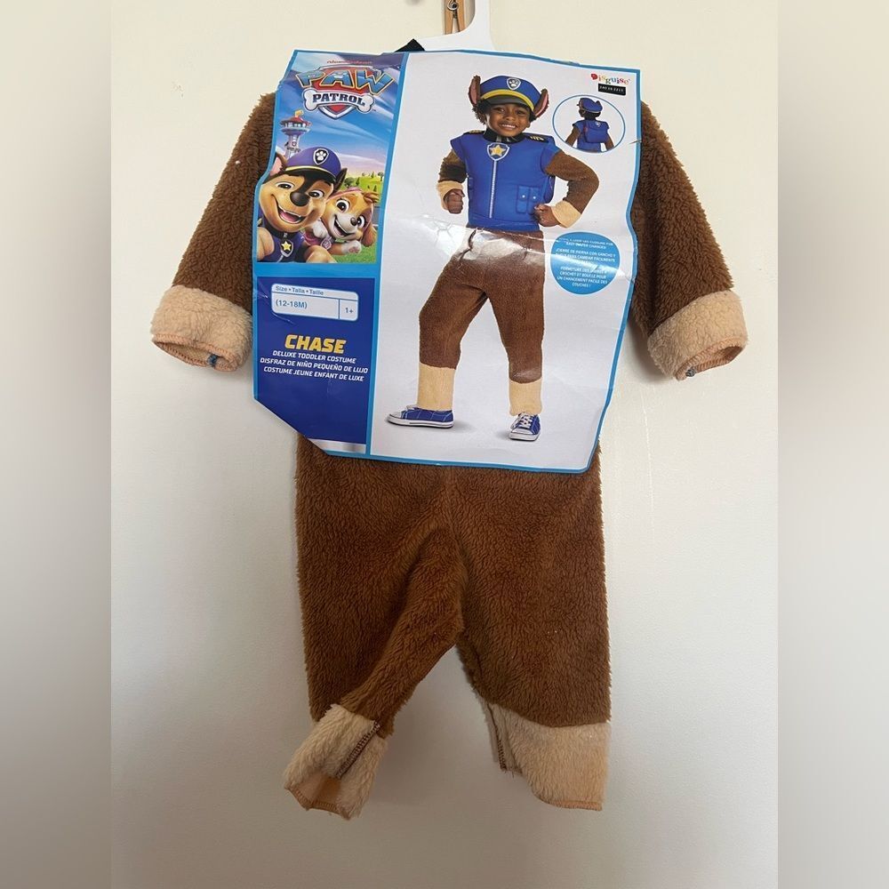 Chase Paw Patrol Toddler Costume in Blue and Brown